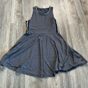 Victoria’s Secret PINK Charcoal Logo Tank Dress, size medium.
